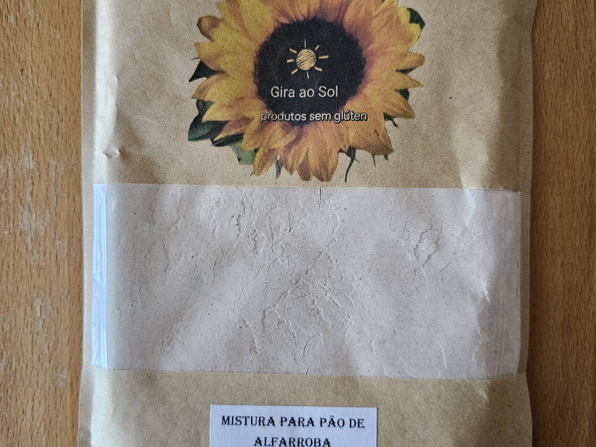 Mistura para pão de Alfarroba