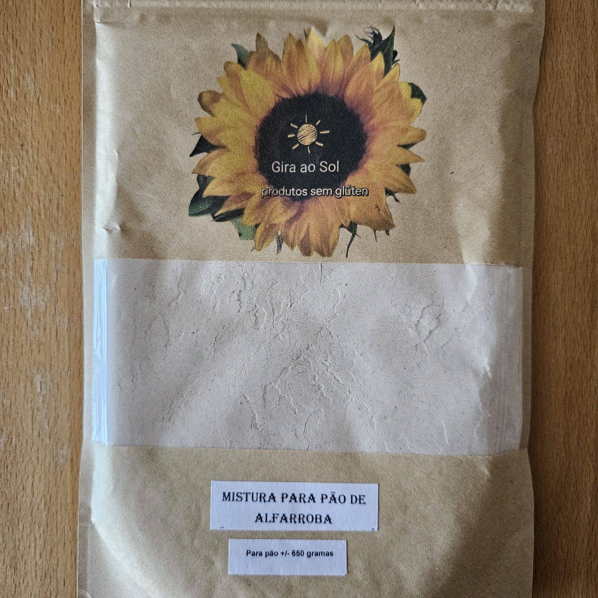 Mistura para pão de Alfarroba