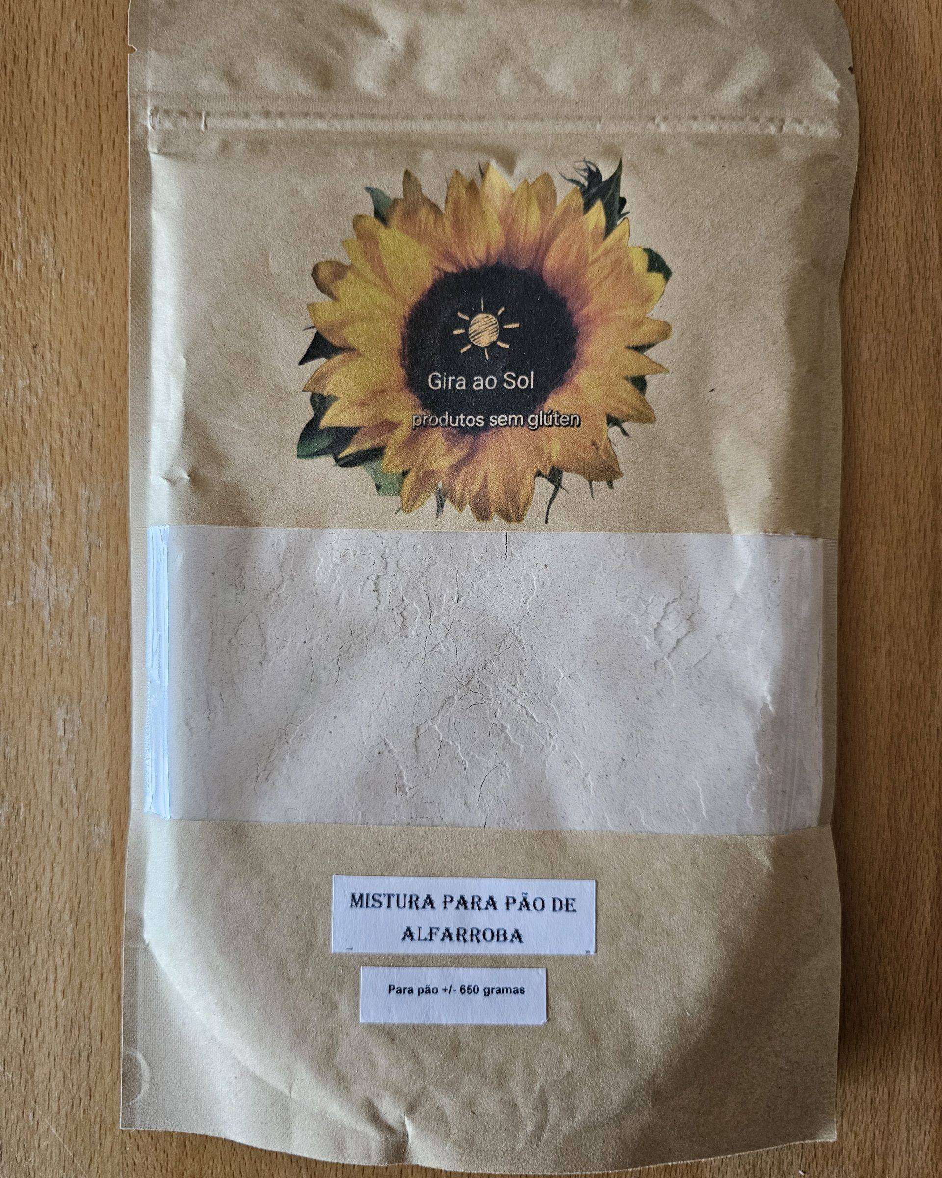 Mistura para pão de Alfarroba