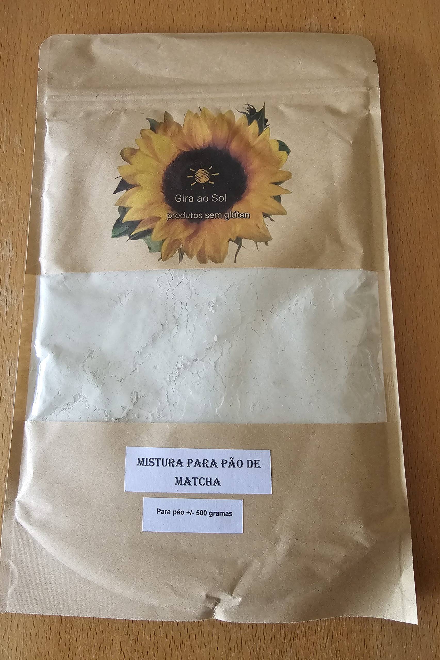 Mistura para pão de Matcha
